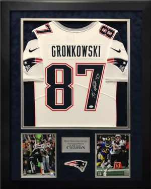 gronkowski autographed jersey