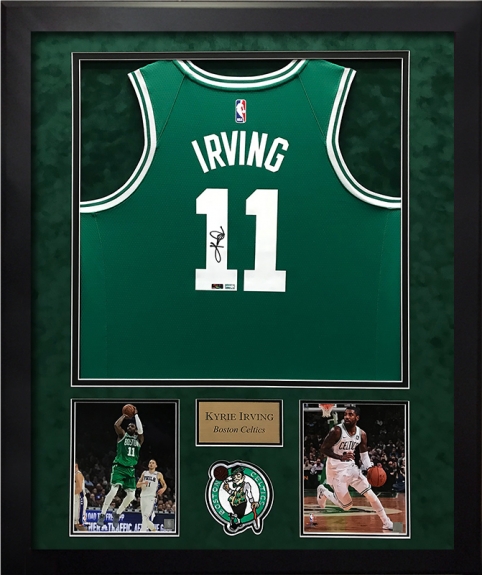 Kyrie Irving Autograph Jersey Framed 