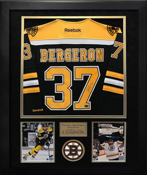 Patrice Bergeron Autographed Boston Bruins Jersey - NHL Auctions