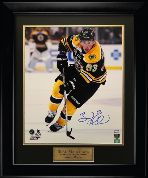 Brad Marchand NHL Memorabilia, Brad Marchand Collectibles, Verified Signed  Brad Marchand Photos