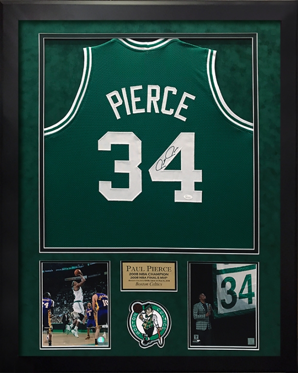 Paul Pierce Boston Celtics Autographed adidas Kelly Green Rev 30 Swingman  Jersey