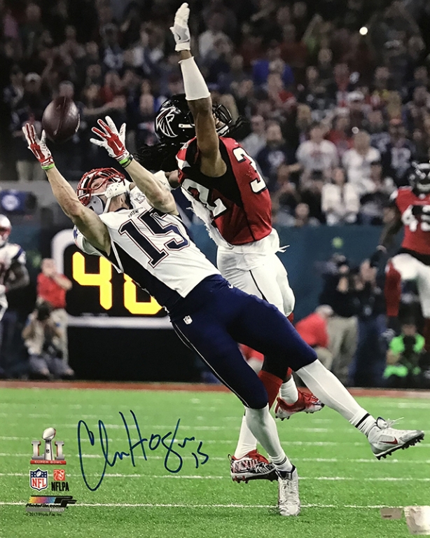protest personificering Vanding Chris Hogan Autograph Photo Only 16 x 20 - New England Picture