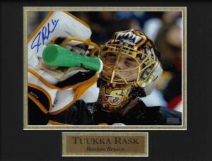 Tuukka Rask- Warm Up Worn Signed Military Appreciation Night