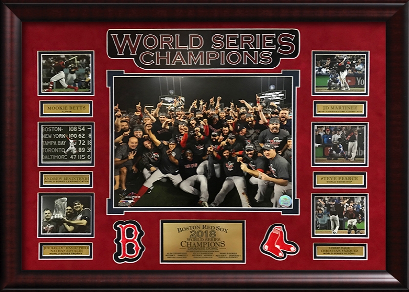 Boston Red Sox Photo World Series 2018 Champs Collage Framed 20x28 - New  England Picture