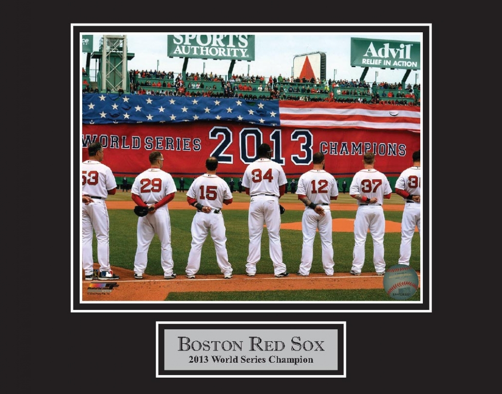Boston Red Sox Photo World Series 2013 Banner 11x14 - New England