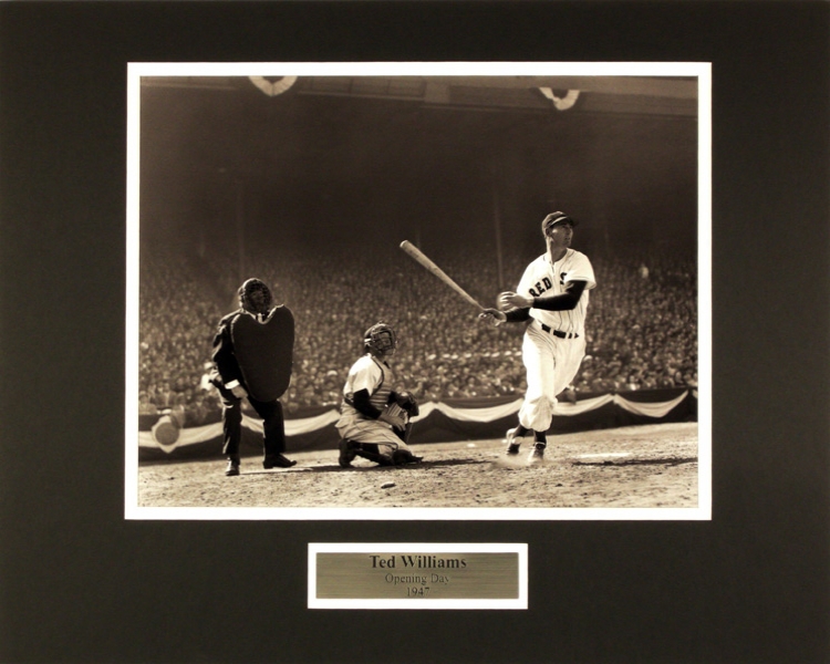 Ted Williams Photo Opening Day 1947 16x20 - New England Picture.