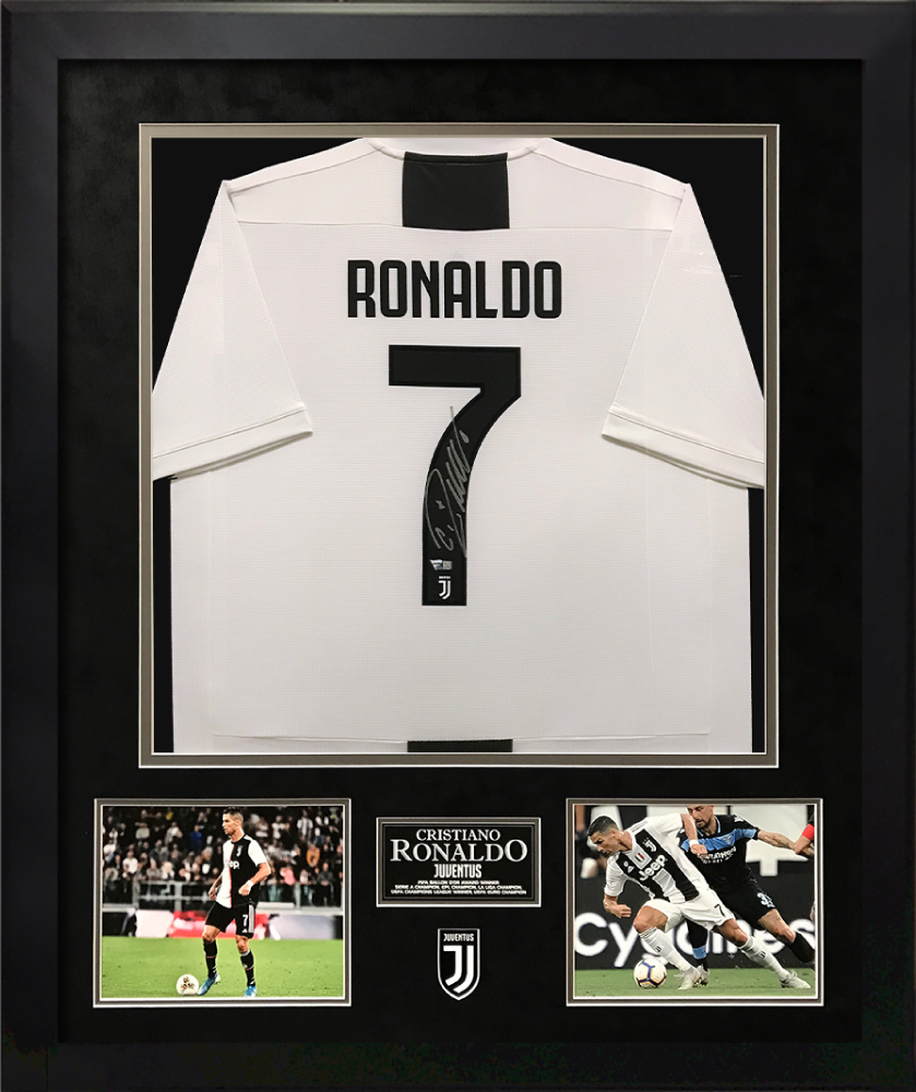 framed ronaldo jersey