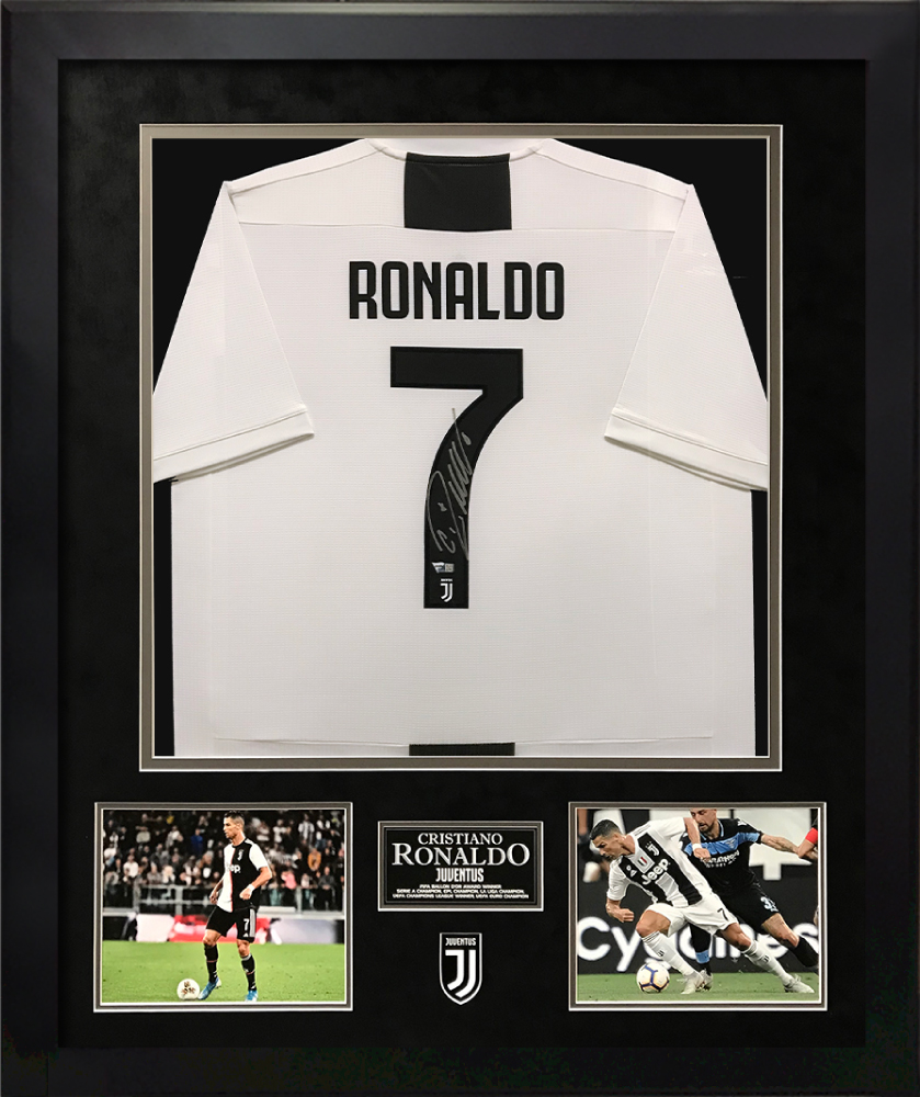 ronaldo autographed jersey