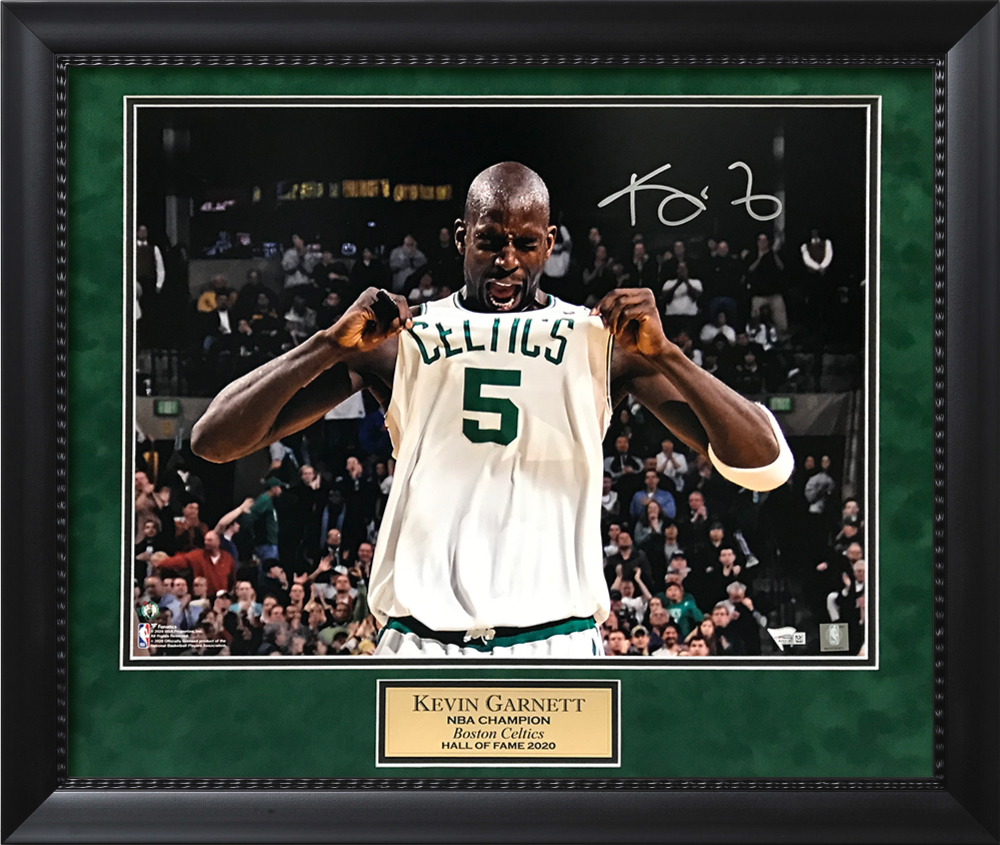 kevin garnett autographed jersey
