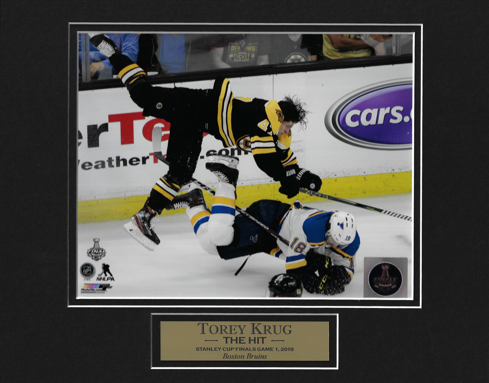 Torey Krug Photo Check Blues Player 11x14