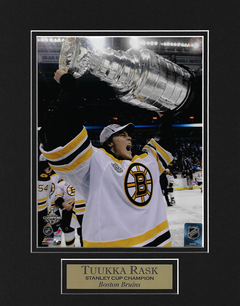 Boston Bruins 2011 Stanley Cup Champions Framed Boston Globe Photo