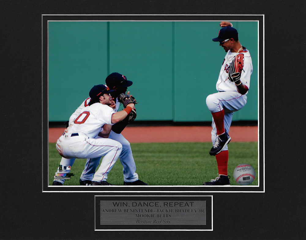 Mookie Betts Andrew Benintendi and Jackie Bradley Jr. Boston Red