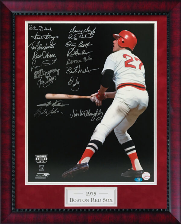 Boston Red Sox MultiAutograph Photo 1975 World Series Game 6 23x27