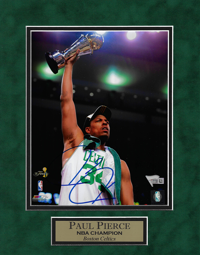 paul pierce framed jersey