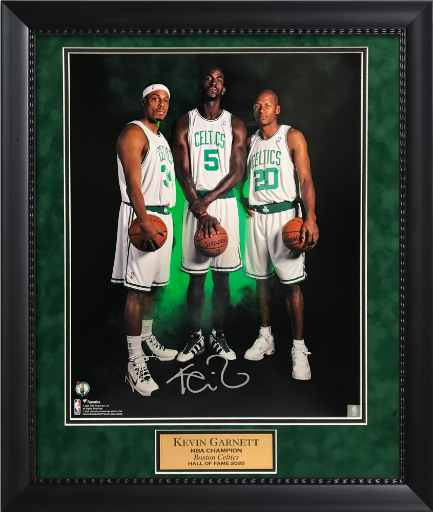Ray Allen, Kevin Garnett, & Paul Pierce Boston Celtics 8x10 Framed