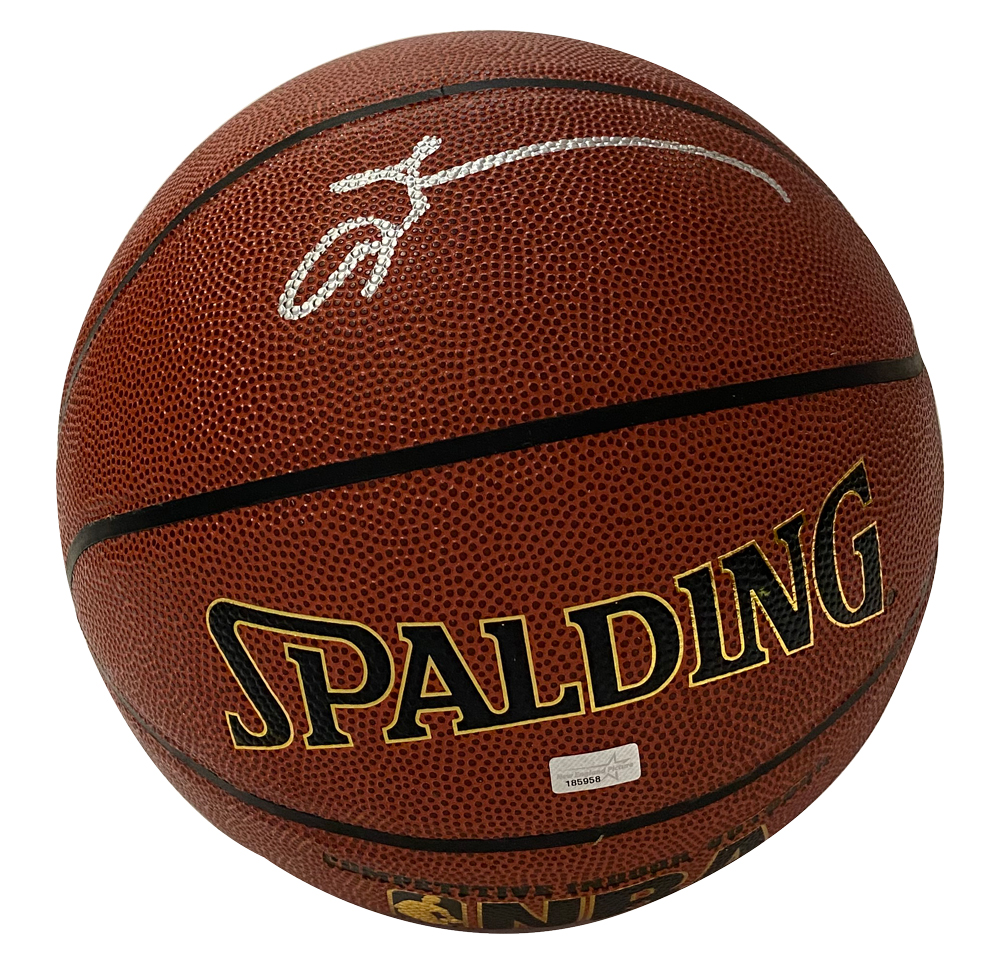 allen iverson autographed basketball