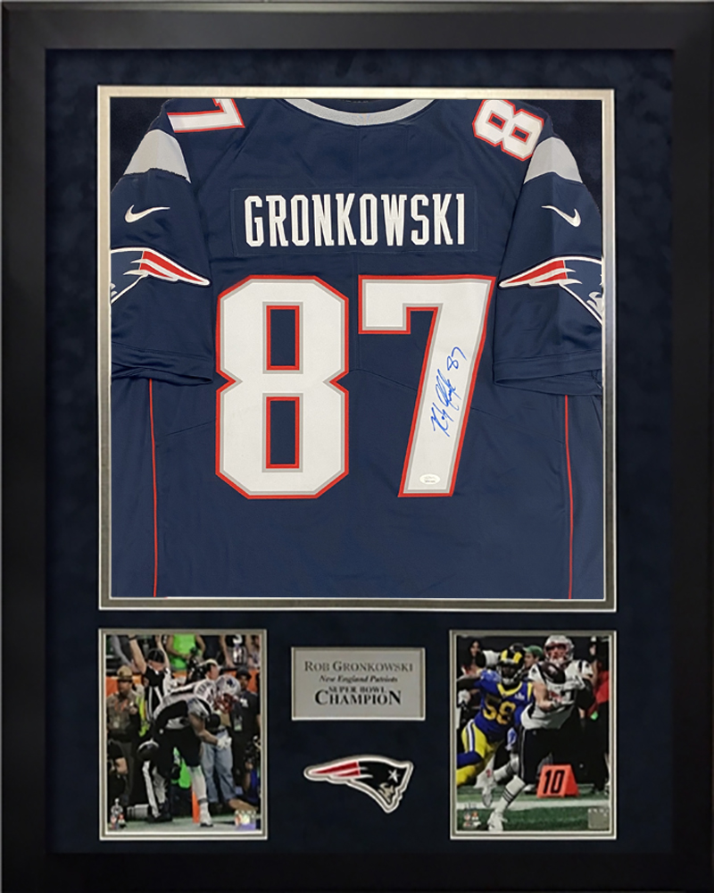 signed gronk jersey