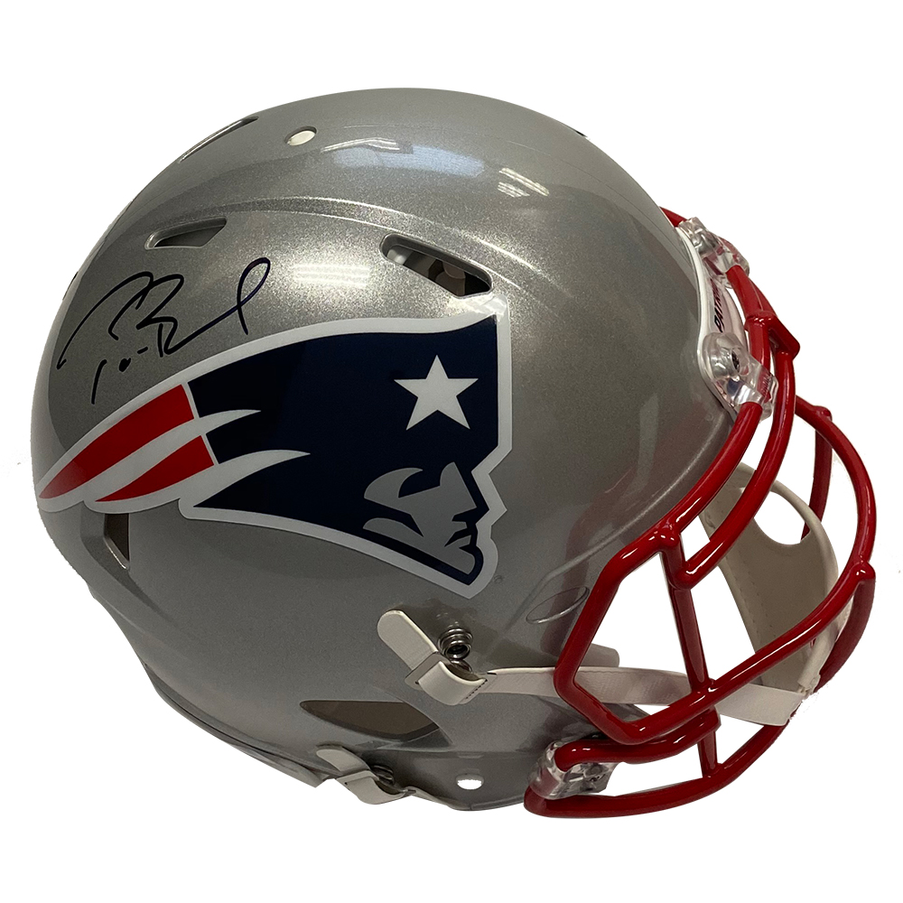 tom brady signed helmet