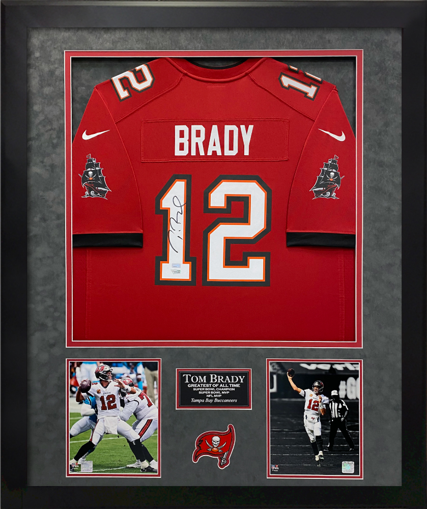 brady autographed jersey