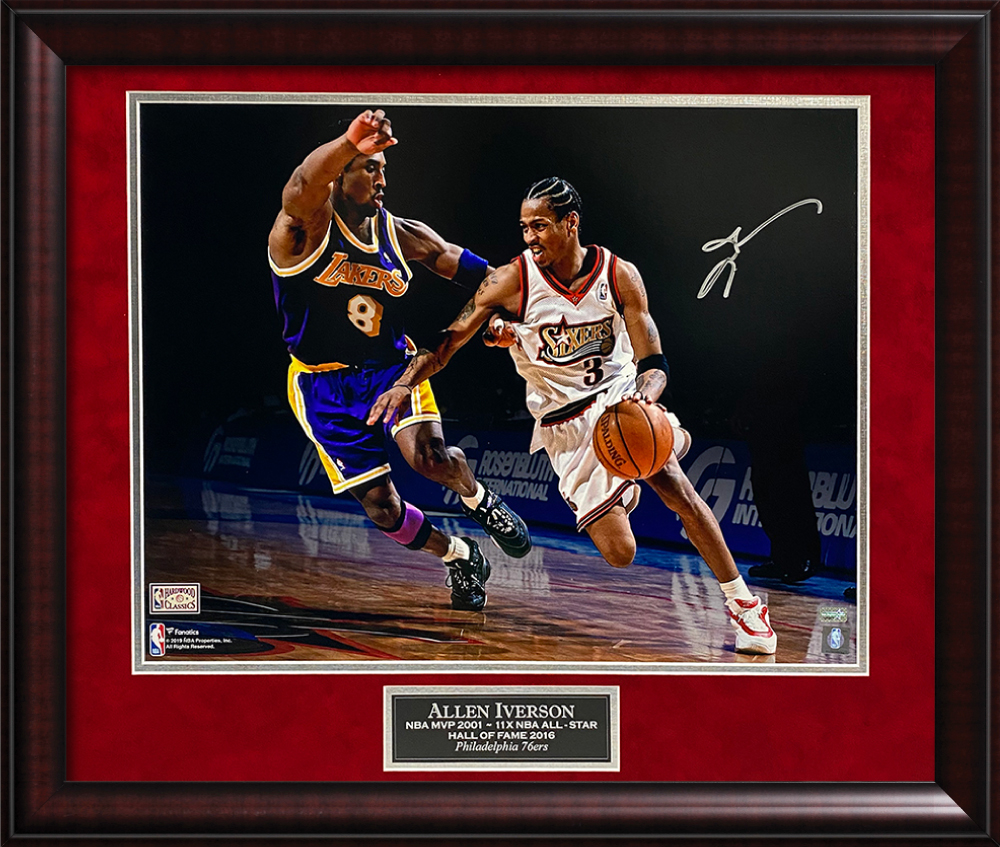 NBA allen iverson autograph