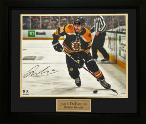 Jake DeBrusk Boston Bruins Autographed & Inscribed 16 x 20