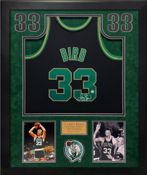 Larry Bird Autographed Official NBA Green Celtics Basketball Jersey :  Authentic Signings Inc