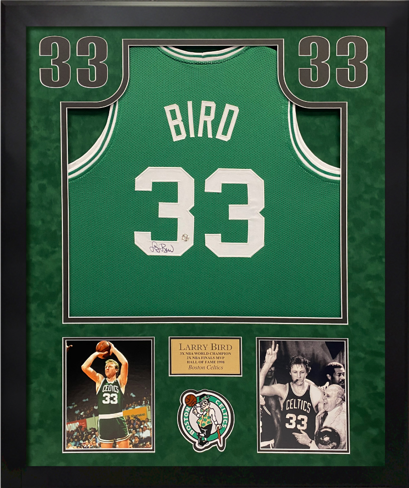 celtics jersey frame