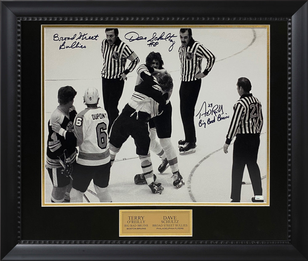 BROAD STREET BULLIES PHILADELPHIA FLYERS 11x14 FIGHT PHOTO STANLEY CUP