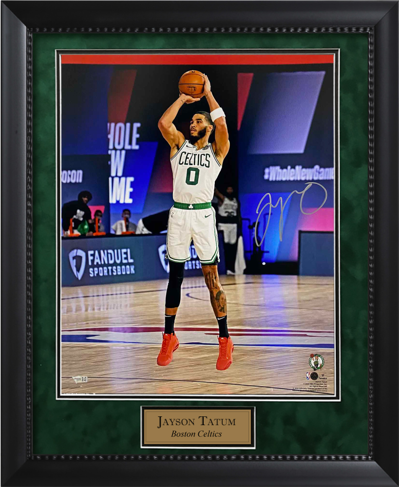 jayson tatum autographed jersey