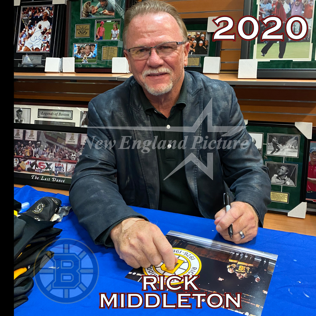 17 Rick Middleton Boston Bruins Legend