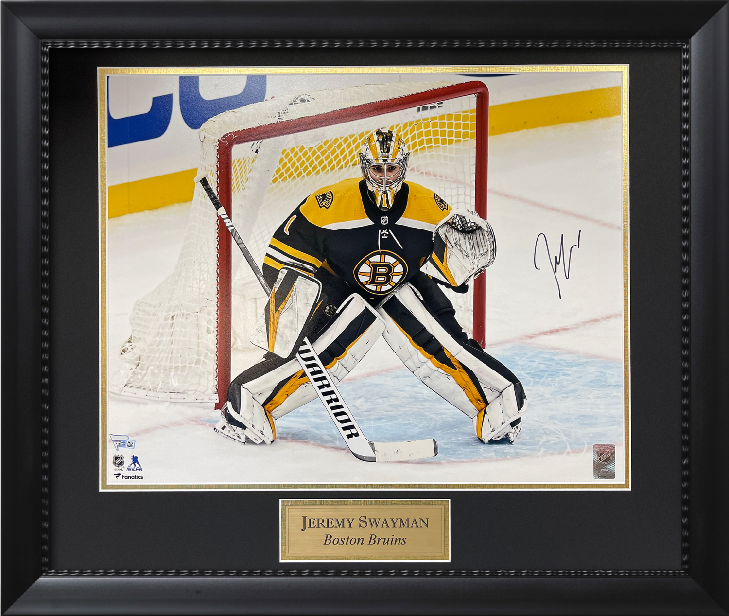 Jeremy Swayman Boston Bruins Autographed 2022-23 Reverse Retro