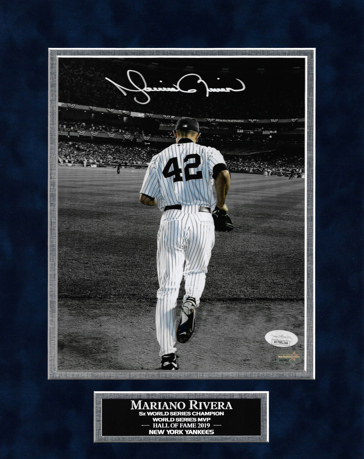 Derek Jeter Autographed Signed & Mariano Rivera Yankees World