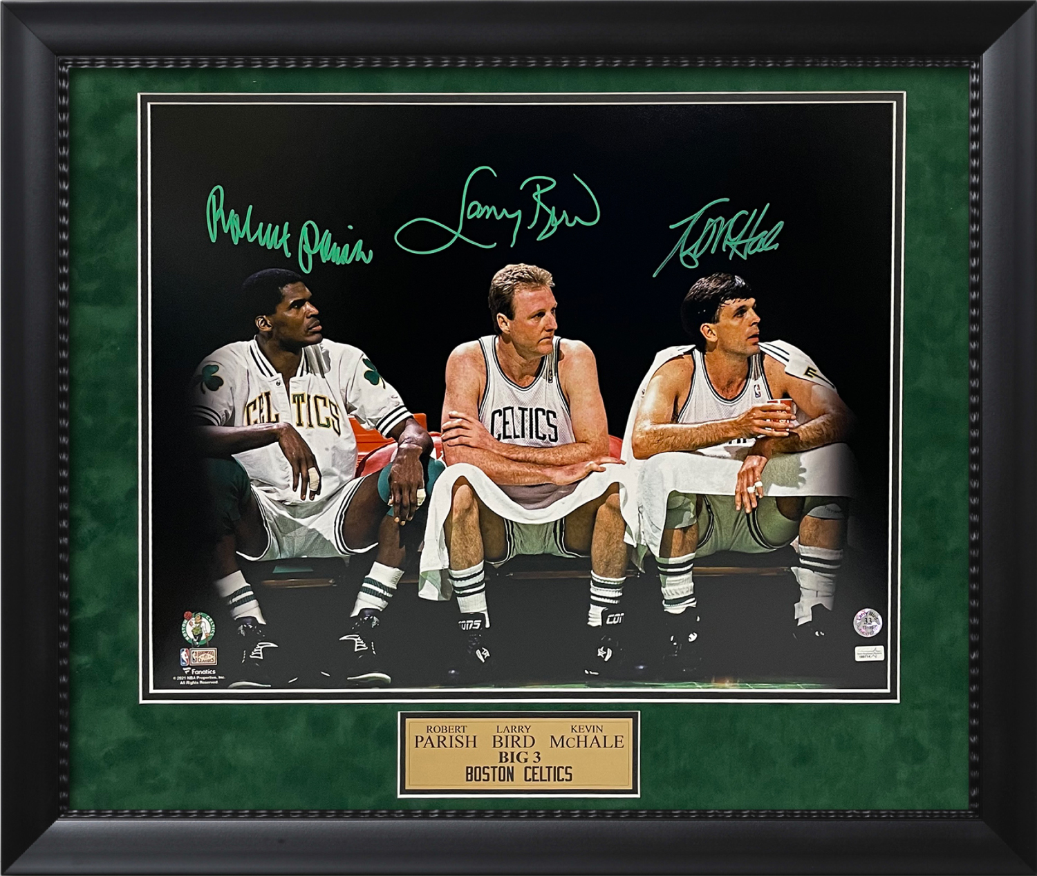 Larry Bird For Three Poster for Sale by RatTrapTees