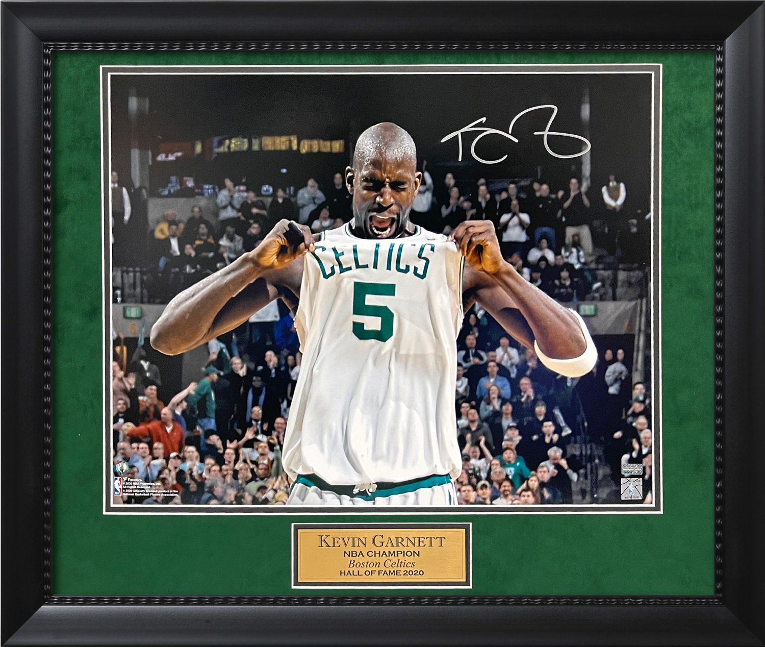 Kevin Garnett Signed Celtics Jersey - CharityStars