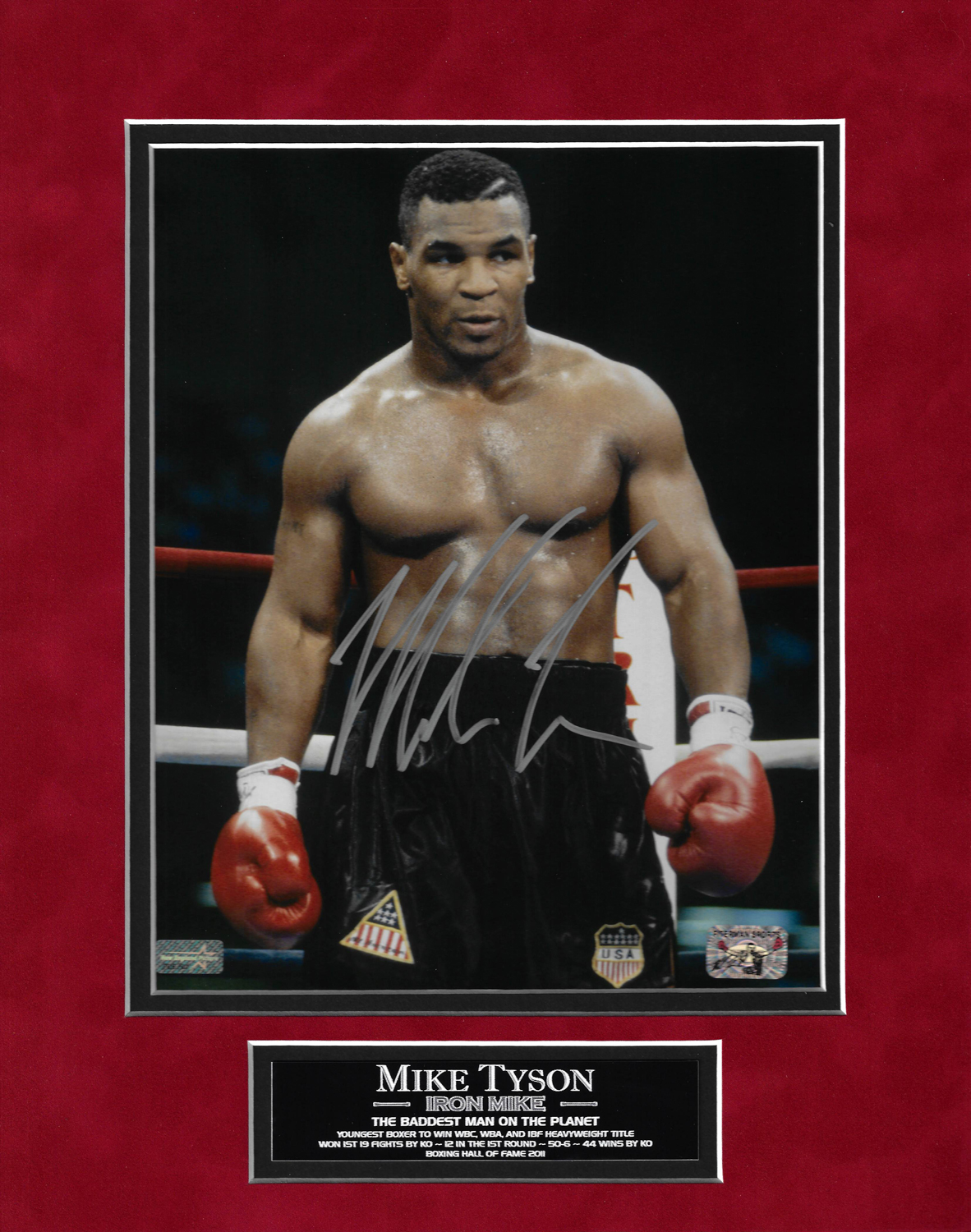 Mike Tyson Memorabilia, Autographed Mike Tyson Collectibles