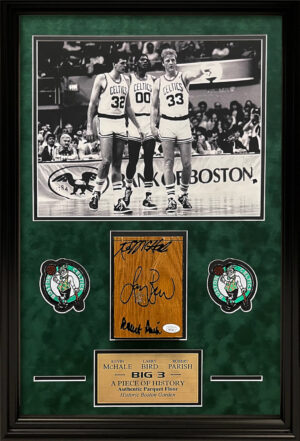 Kevin McHale Signed Boston Celtics 35x43 Custom Framed Green Jersey (J –  Super Sports Center