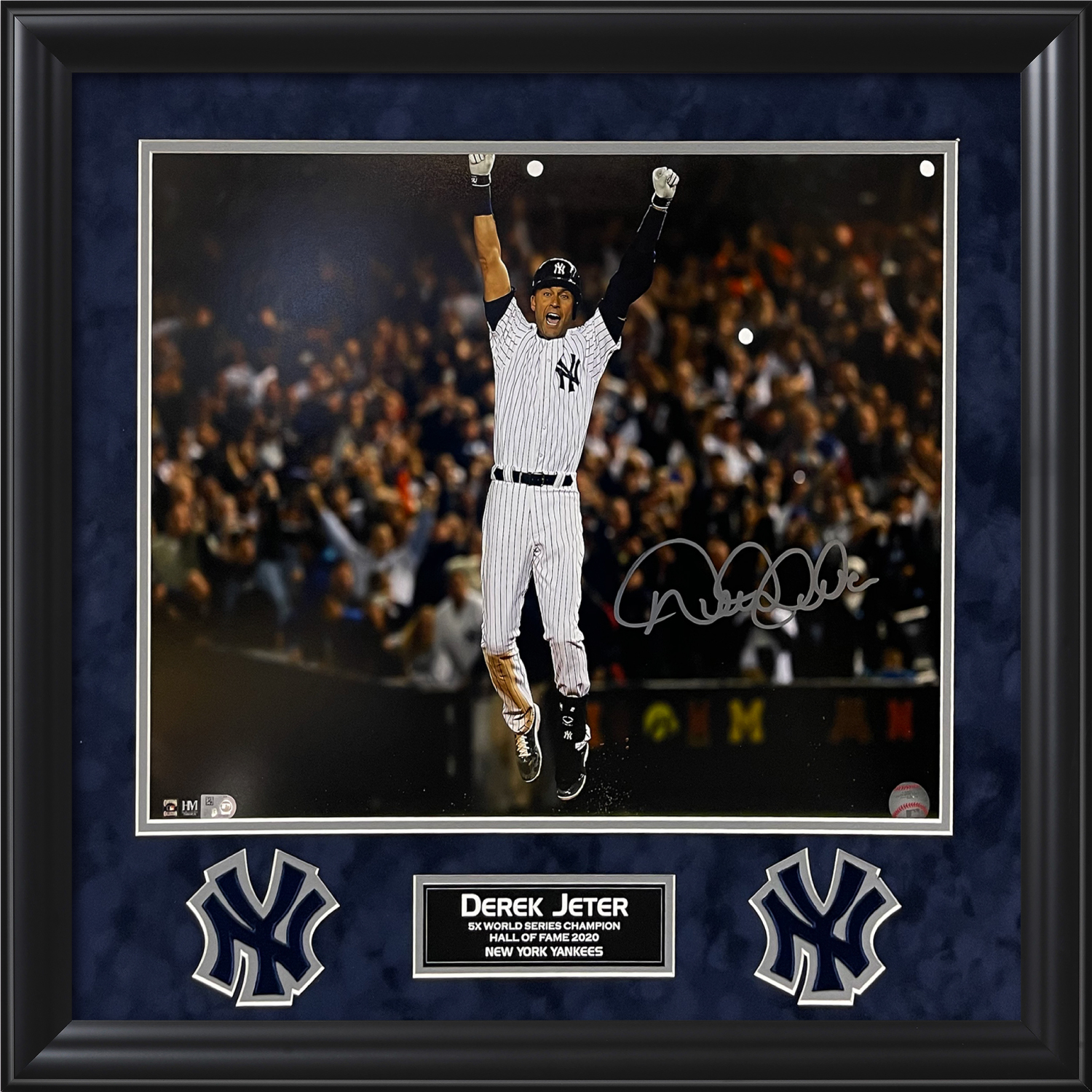 Derek Jeter Autograph Photo Last Hit Celebration 25x27 MLB Authentication -  New England Picture