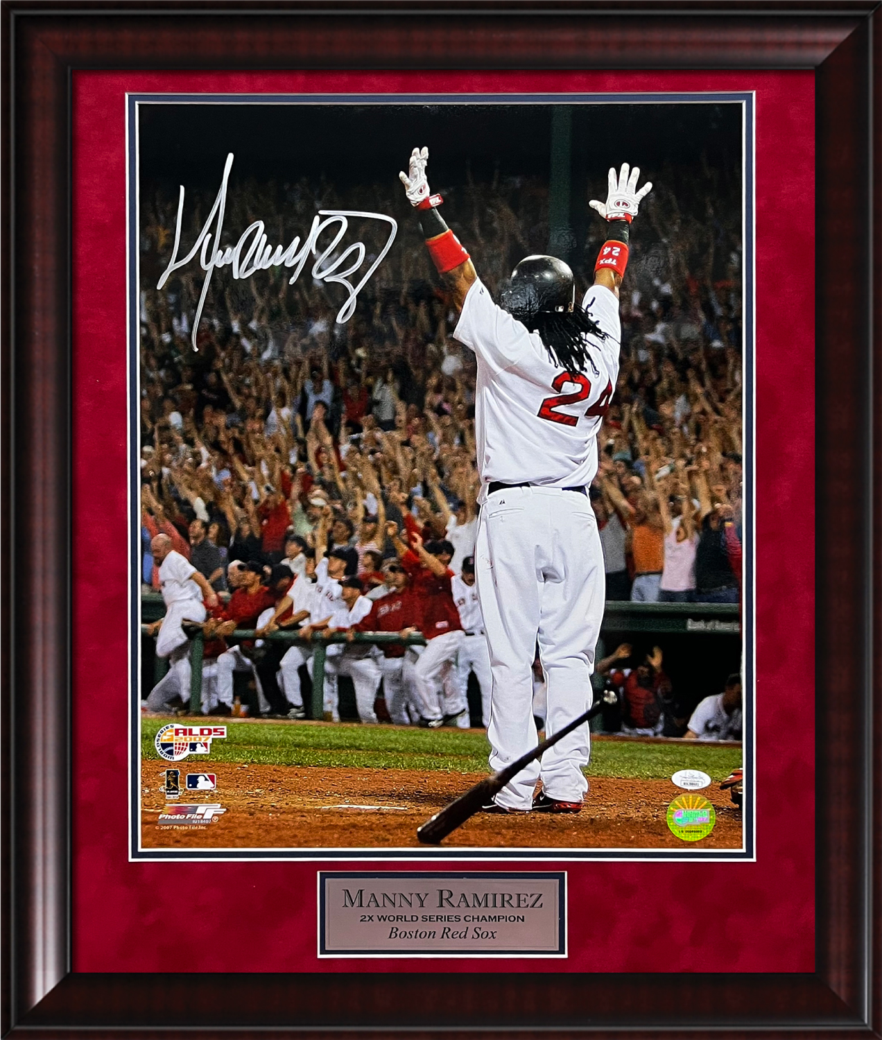 Manny Ramirez Boston Red Sox at bat arms swing 8x10 11x14 16x20 photo 235 -  Size 16x20 : : Sports & Outdoors