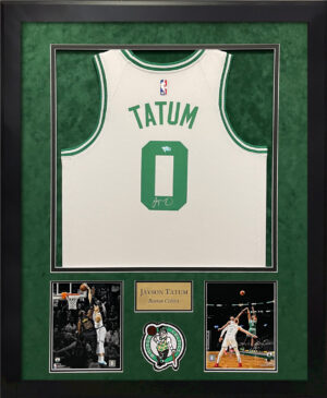 Jayson Tatum Jaylen Brown Photo Stand On Court Black Uniform 16x20 - New  England Picture