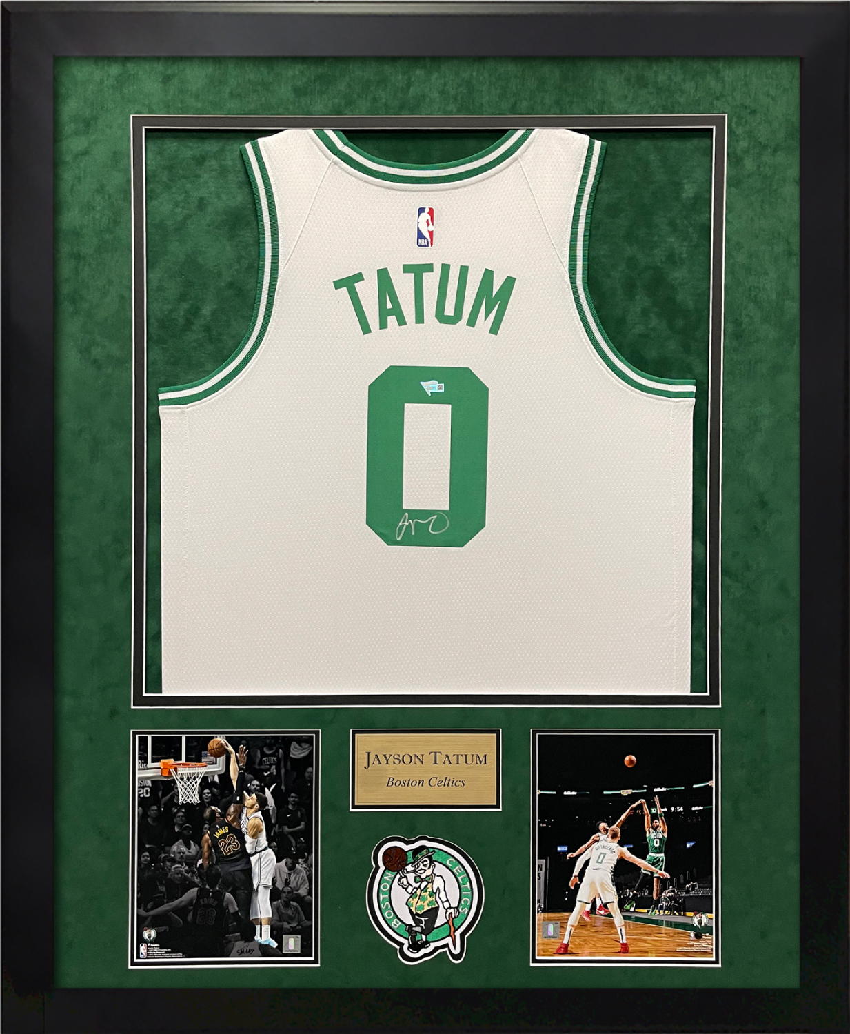 Jayson Tatum Boston Celtics Framed Autographed 11 X 14