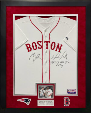 Carl Yastrzemski Signed Framed Jersey JSA Autographed Boston Red Sox
