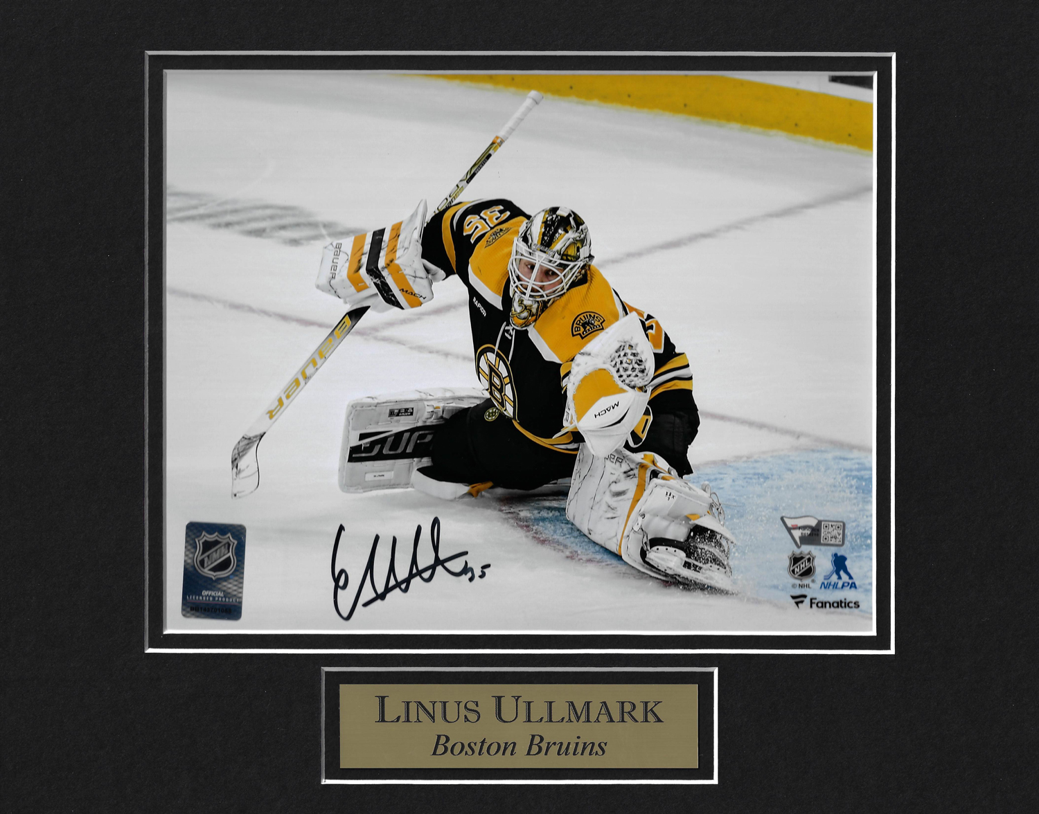 Linus Ullmark Autographed Bruins Authentic 2023 All-Star Jersey