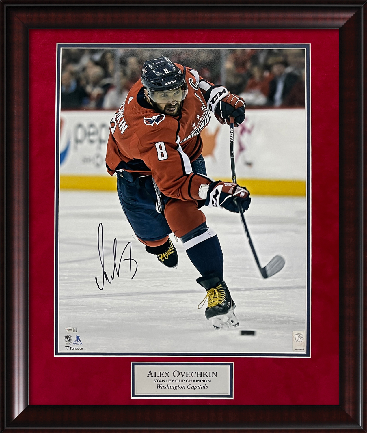 Sold at Auction: Alex Ovechkin Signed Jersey