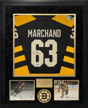 Lot Detail - Brad Marchand - Boston Bruins - St. Patrick's Day-Themed  Warmup-Worn Autographed Jersey - March 6, 2018