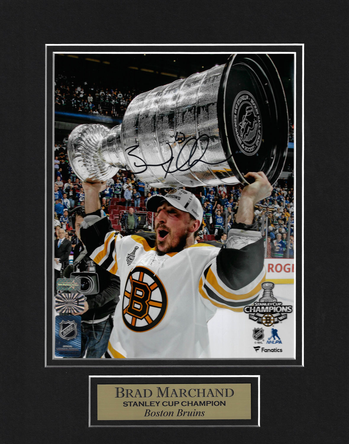 Mark Recchi Boston Bruins Stanley Cup 2011 Signed 16 x 20 Photo