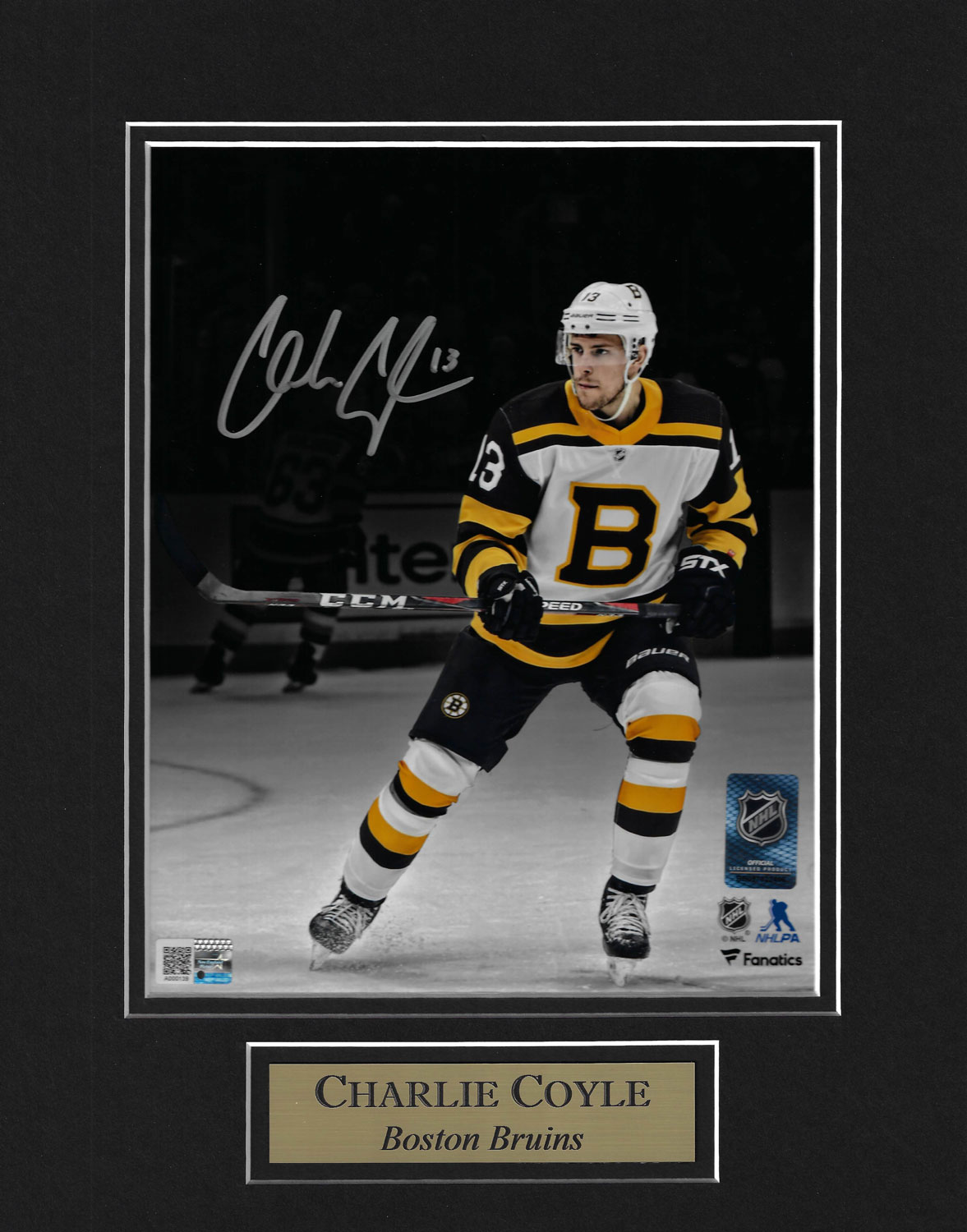Bobby Orr Signed Boston Bruins 11x14 Photo in 16x20 Matted Display