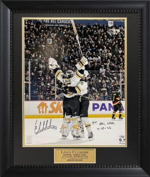 Charlie Coyle 2023 Winter Classic Boston Bruins Autographed 8 x 10 Framed  Hockey Photo