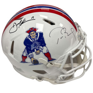 Vince Wilfork New England Patriots Signed Throwback Mini Helmet