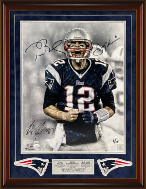 Tom Brady Super Bowl LV Fist Pump 16x20